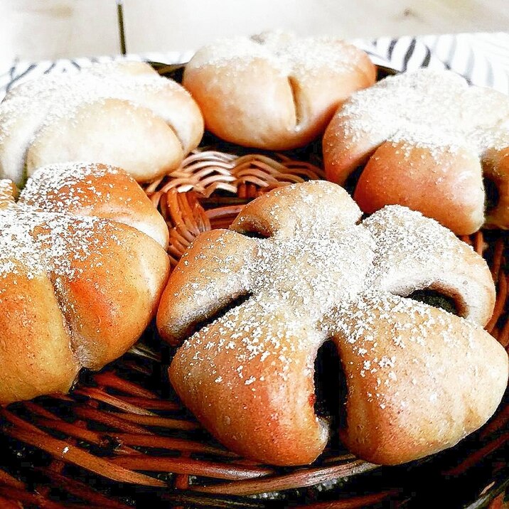 きなこ黒ゴマあんこパン レシピ 作り方 By あいちゃんkobe 楽天レシピ